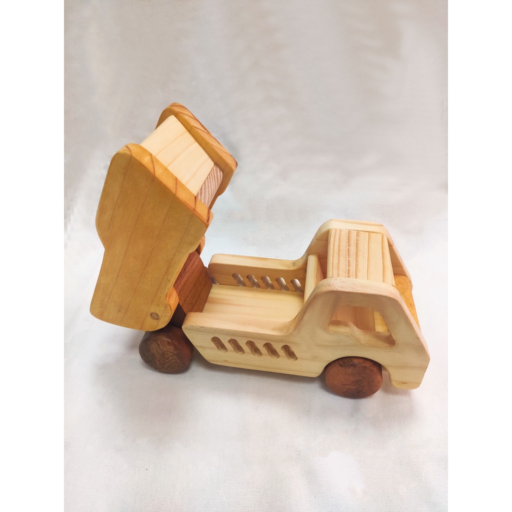 Đồ Chơi Gỗ Xe Ô Tô Tải Cho Bé - 5Saokids