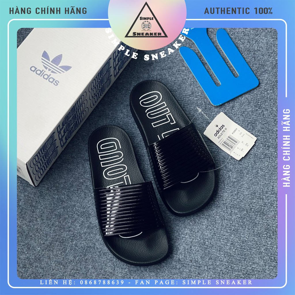 Dép Quai Ngang Adidas Nữ FREESHIP Adidas Adilette Out Loud Slides Chính Hãng - Chống Nước Chống Trượt - Simple Sneaker