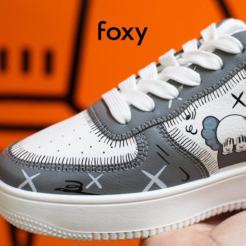 Giày Sneaker Nam Nữ Chú Hề Ma Quái Hottrend Hàn Quốc 2021 Fullbox Tặng Kèm Tất FOXY Cao Cấp - FOX043