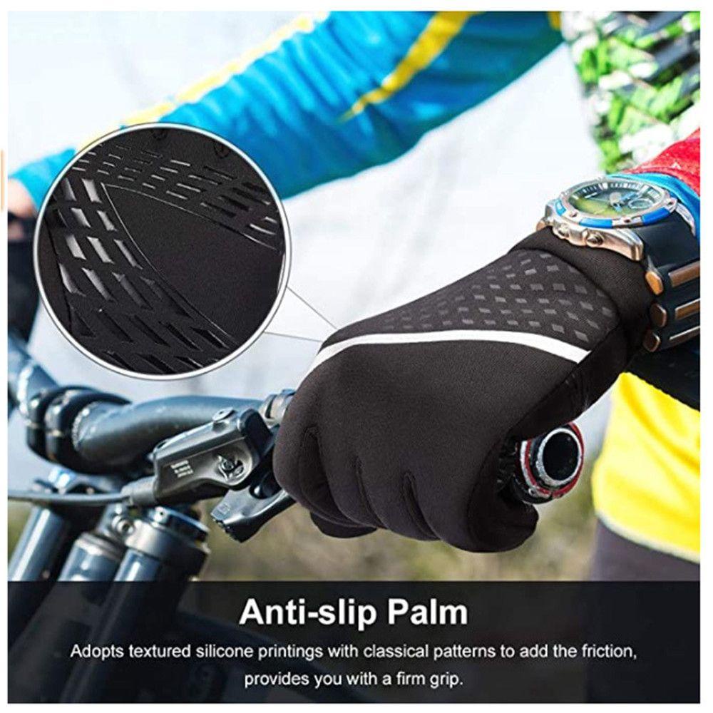 Găng tay thể thao bằng silicone chống trượt giữ nhiệt cảm ứng màn hình