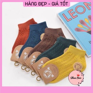 Set 10 đôi tất, vớ trẻ em len gân dệt kim cổ ngắn Vintage - HÀNG LOẠI 1 CHẤT ĐẸP