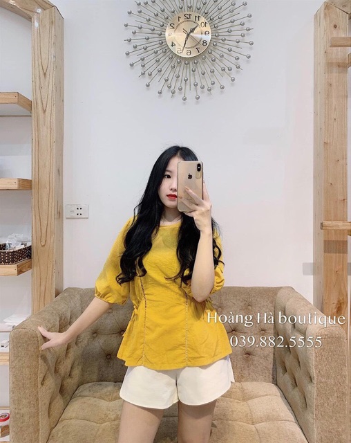 Áo đũi nhún eo_Aó đũi nhún eo_áo đũi nhún eo siêu xinh