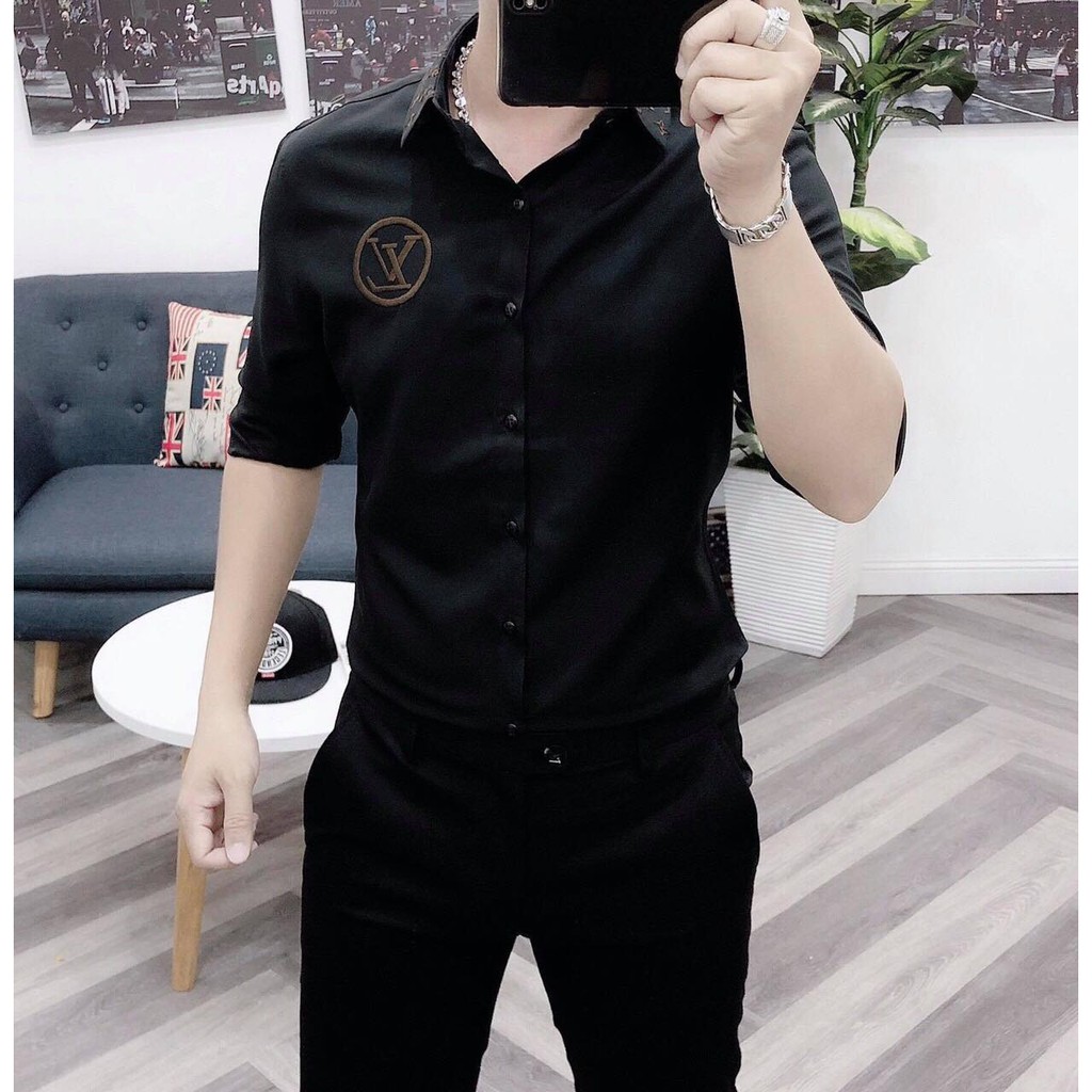 Áo sơ mi nam DIORRR dài tay vải lụa mịn chống nhăn đẹp kiểu dáng hàn quốc mẫu mới nhất cao cấp | BigBuy360 - bigbuy360.vn
