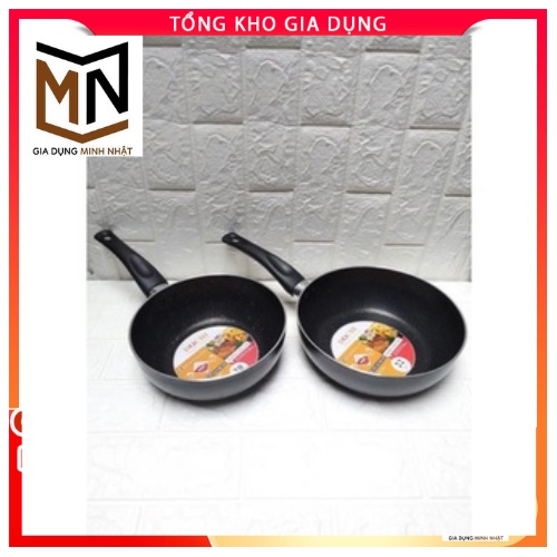 Chảo từ chống dính sâu lòng Dochi (Goldsun) - hàng xuất Nhật cao cấp, sâu 7 cm siêu tiện lời cho các món xào