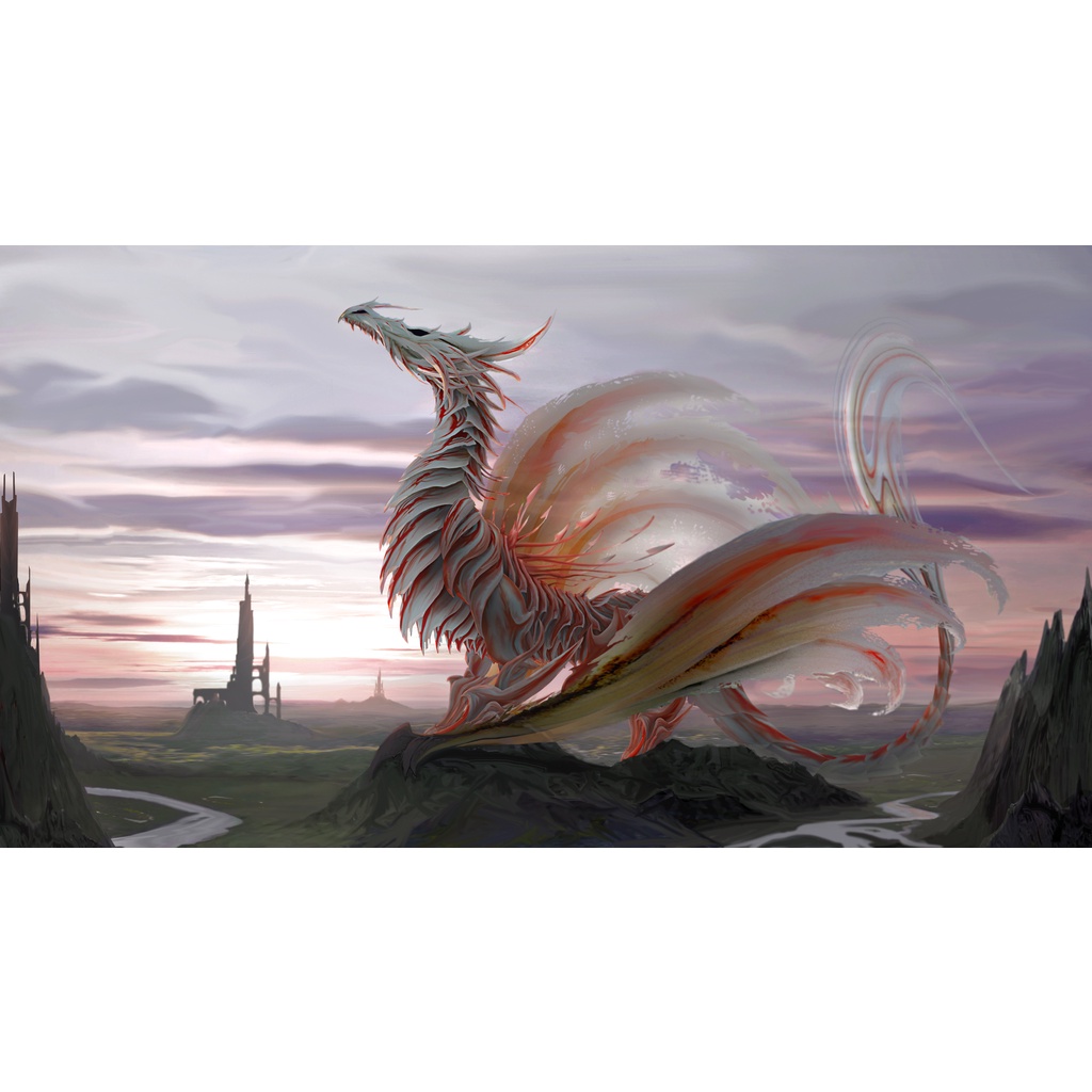Tranh ghép hình DRAGON - Mẫu 8 - Nhận in theo yêu cầu