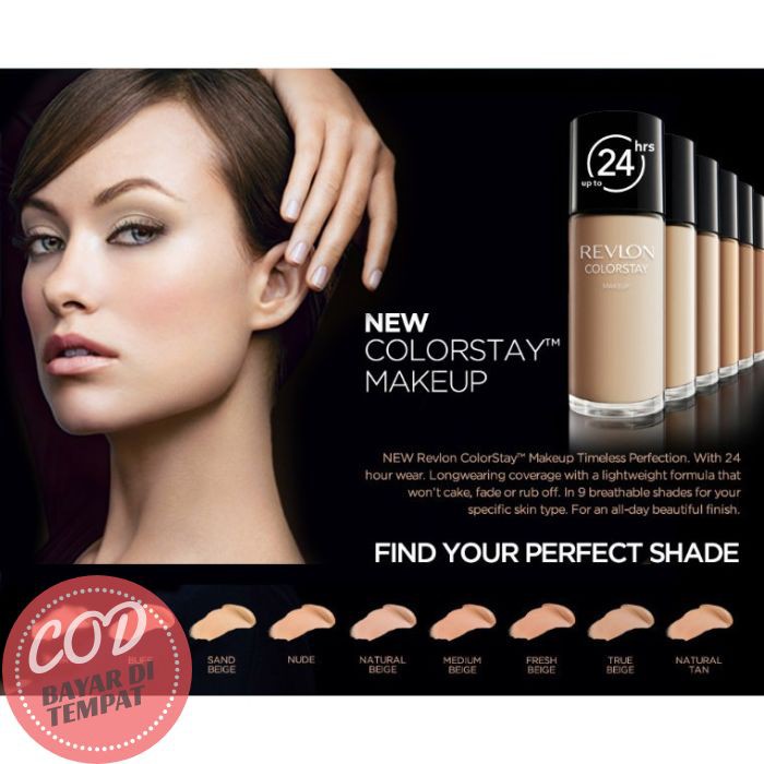 (hàng Mới Về) Kem Nền Revlon 30 ml 100% Màu Sắc Lâu Trôi