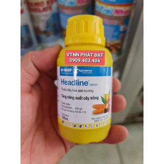 Thuốc Điều Hòa Sinh Trưởng và Trừ Bệnh HEADLINE 250 EC (Chai 100ml) Mẫu Mới