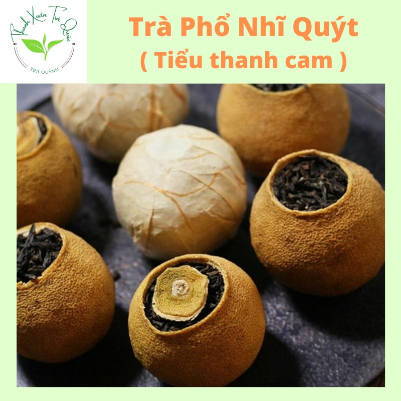 20 VIÊN TRÀ PHỔ NHĨ QUÝT - VIÊN CỠ LỚN 17G 🌿🌿🌿Trà ngon, dòng cao cấp, trà thơm hương hoa, lâu năm