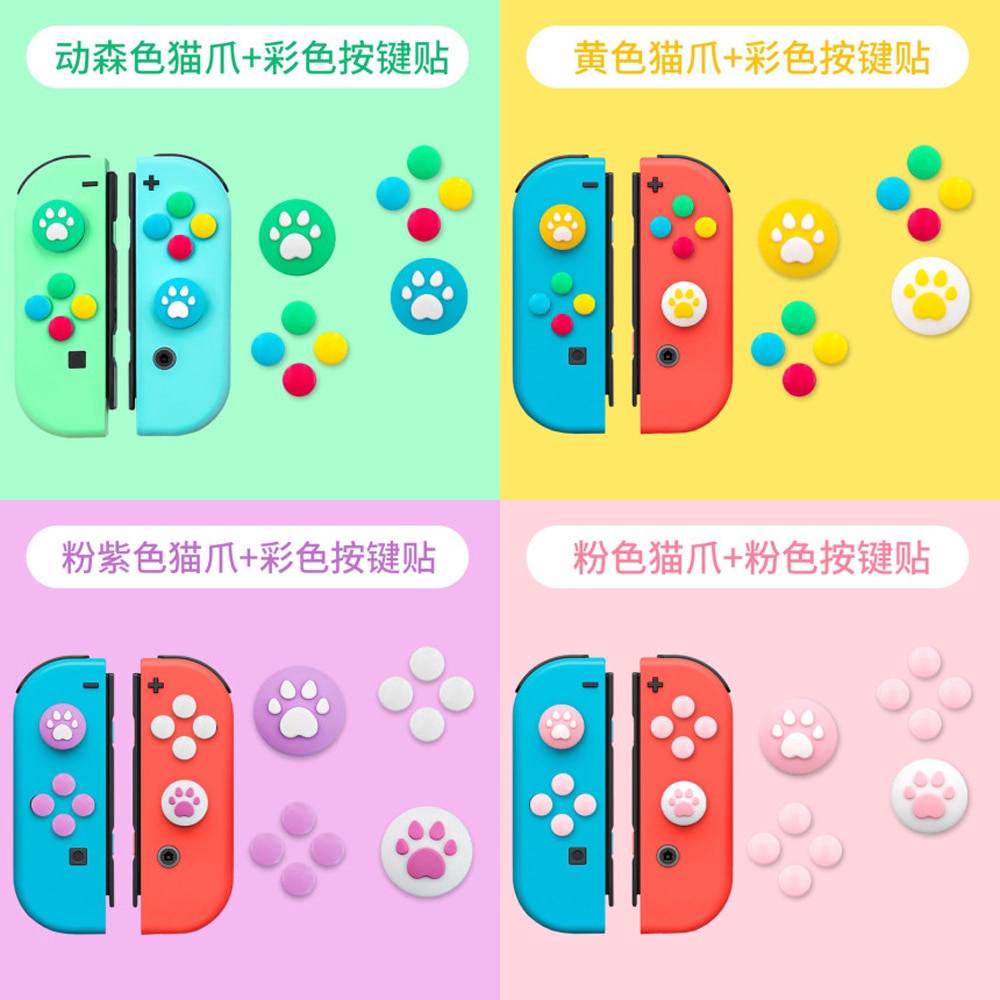 Vỏ Bọc Nút Điều Khiển Chơi Game Nintendo Switch Nhiều Màu Sắc