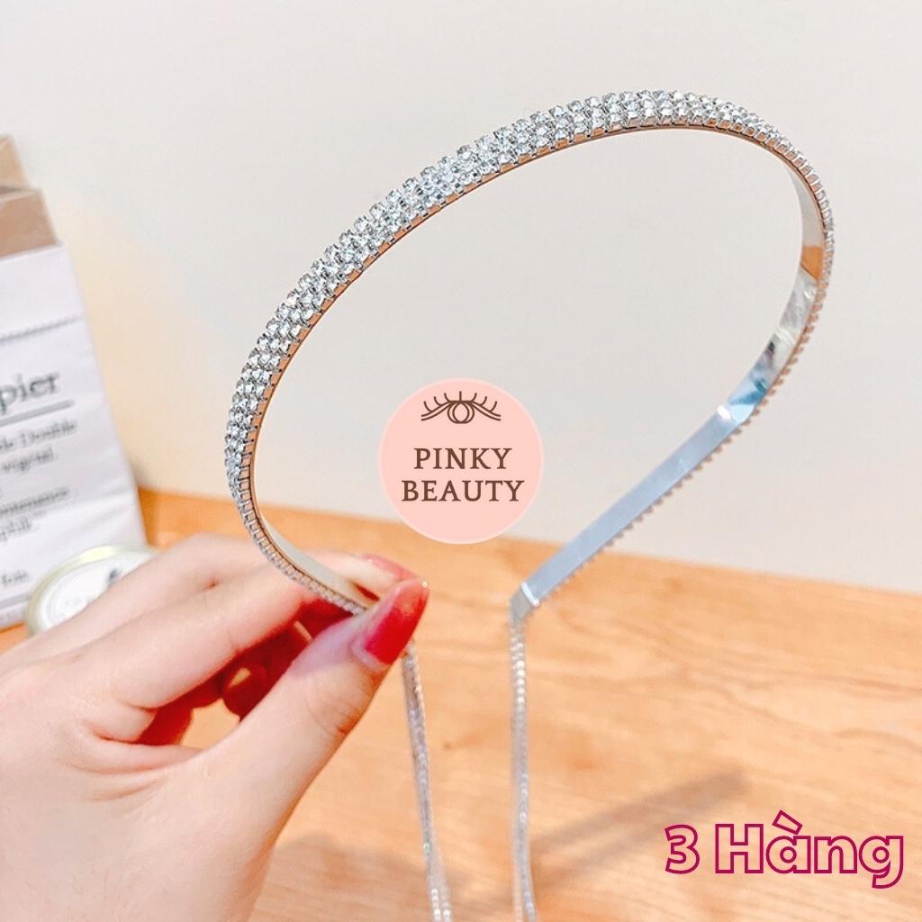 Băng Đô Đính Đá Phối Tua Rua Bờm Cài Tóc Phong Cách Hàn Quốc Thời Trang  Pinky Beauty Xinh Xắn Cá Tính Sang Trọng