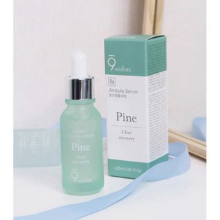 Tinh Chất Thu Nhỏ Lỗ Chân Lông 9 Wishes Pine Clear Recovery Ampule Serum 25ml B0