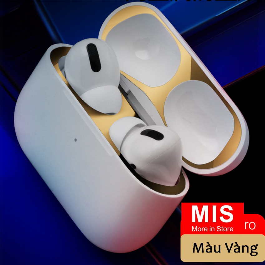 Miếng Dán Kim Loại Bảo Vệ Tai Nghe Bluetooth Airpod Pro Chất Lượng Cao Tính Năng Chống Bụi Bẩn TN004PK