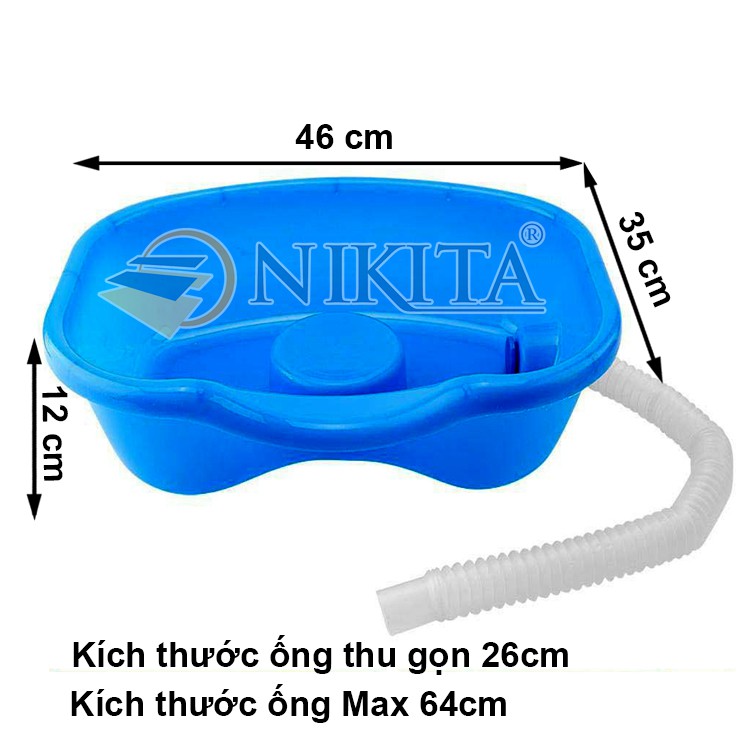 Chậu gội đầu NIKITA CGD01 nằm gội tiện lợi như ở tiệm, cho bà bầu người lớn tuổi