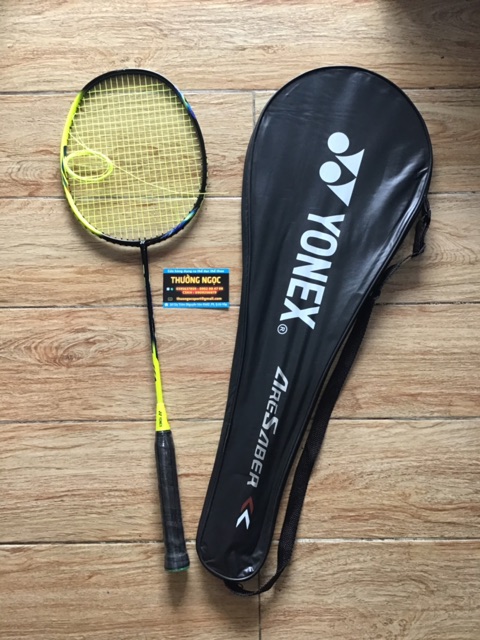 Vợt Cầu Lông Yonex Khung Cacbon Siêu Bền Đan 9-10Kg Tặng Kèm Lưới, Cuốn Cán Và Trái Cầu