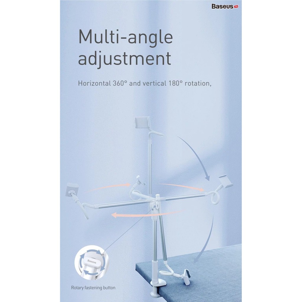Bộ đế giữ điện thoại dạng kẹp, khung kim loại Baseus Unlimited Holder | BigBuy360 - bigbuy360.vn