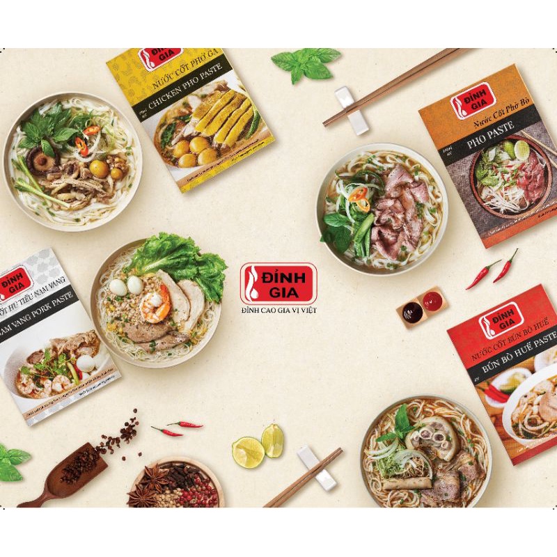 Nước cốt hầm xương Đỉnh Gia. Bún bò, Phở bò, Hủ tíu, Cốt gà, Cốt heo, Bún mắm. | BigBuy360 - bigbuy360.vn