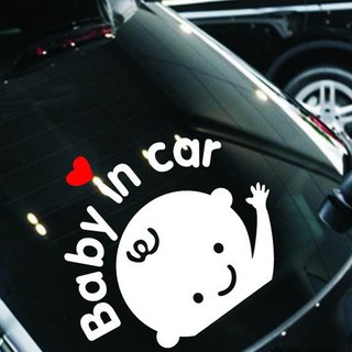 Ảnh chụp Tem dán ô tô Baby in Car trang trí xe, cảnh báo xe ô tô tại TP. Hồ Chí Minh