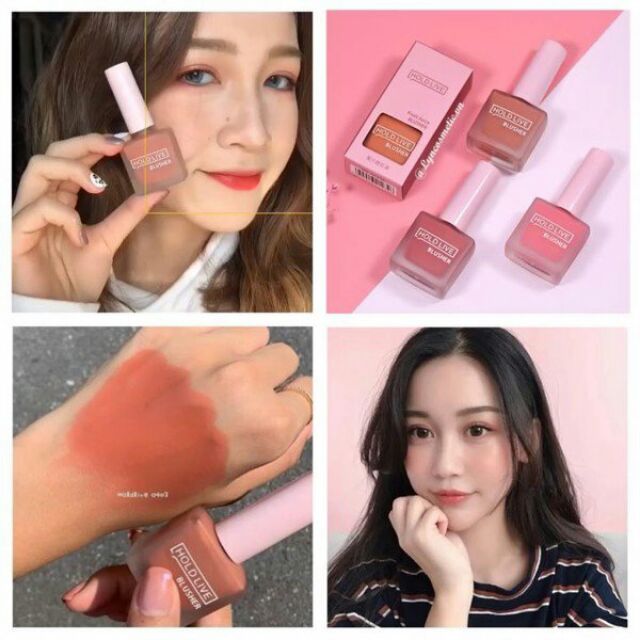 🌸🌸MÁ HỒNG DẠNG KEM BLUSHER HOLD LIVE