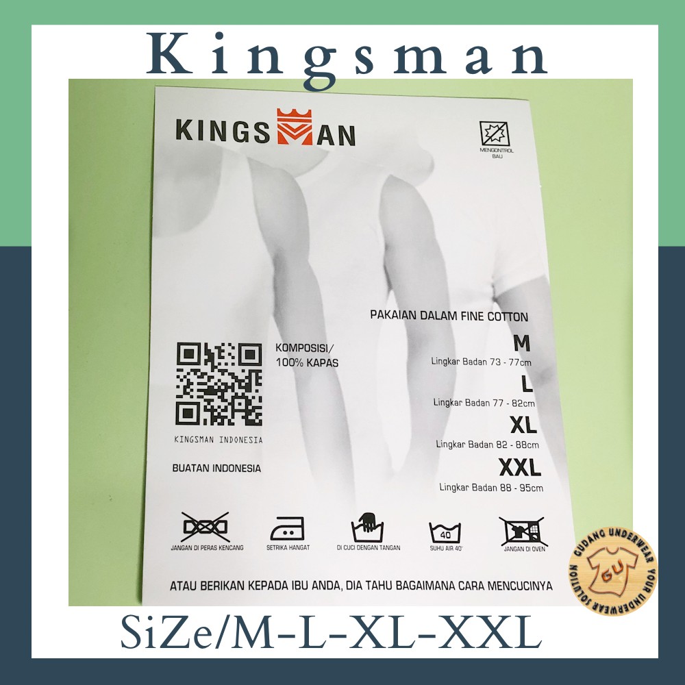 Kingsman Áo Thun Cotton Màu Trắng In Hình Skp Cá Tính Cho Nam (1 Cái)