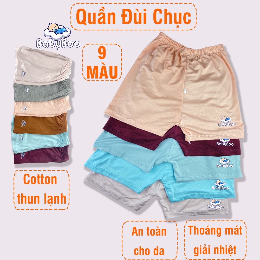 Quần Đùi Chục Cho Bé Trai Bé Gái - Chất Thun Lạnh - PiBo Store- BabyBoo