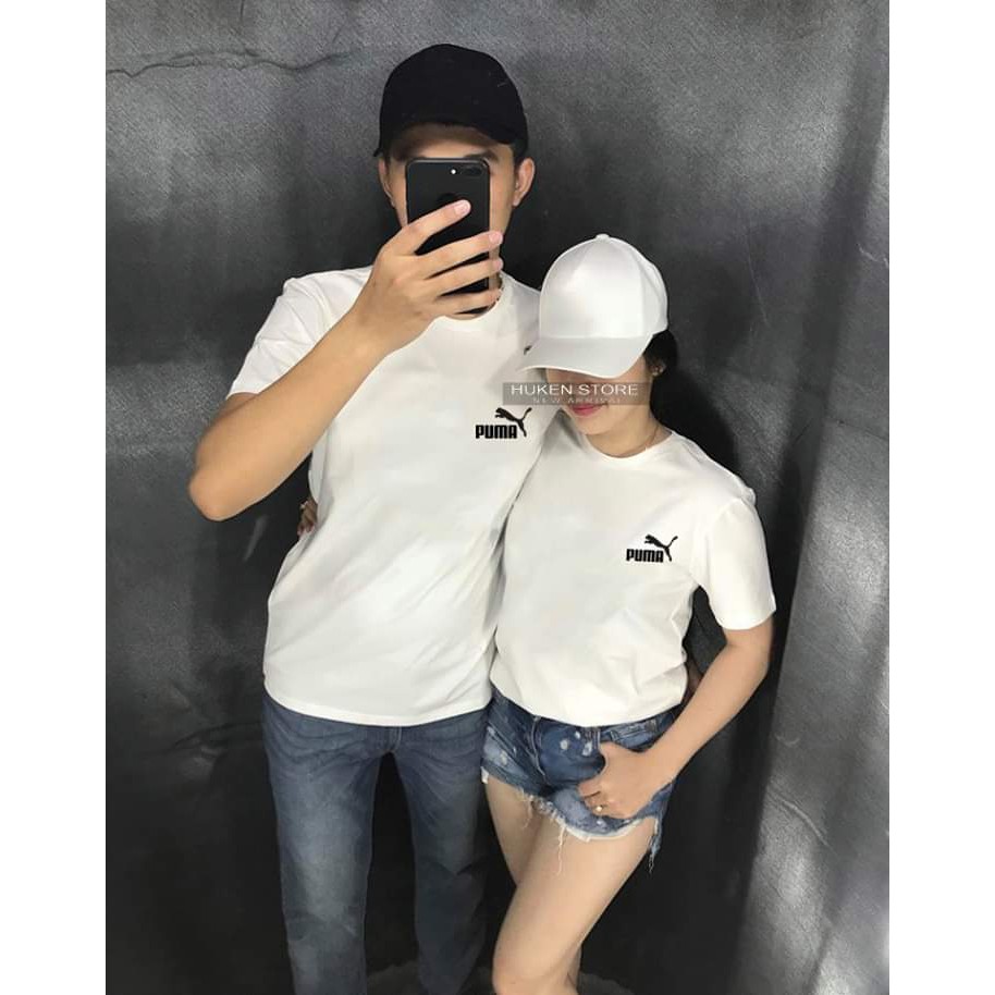 ÁO CẶP LOGO LÁ ĐẸP - GIÁ 1 ĐÔI