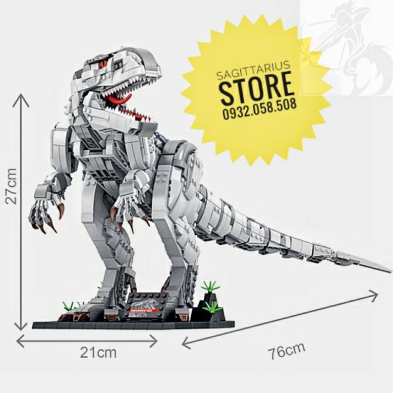Lego Zuanma 085 Lắp Ráp Khủng Long Indominus Rex