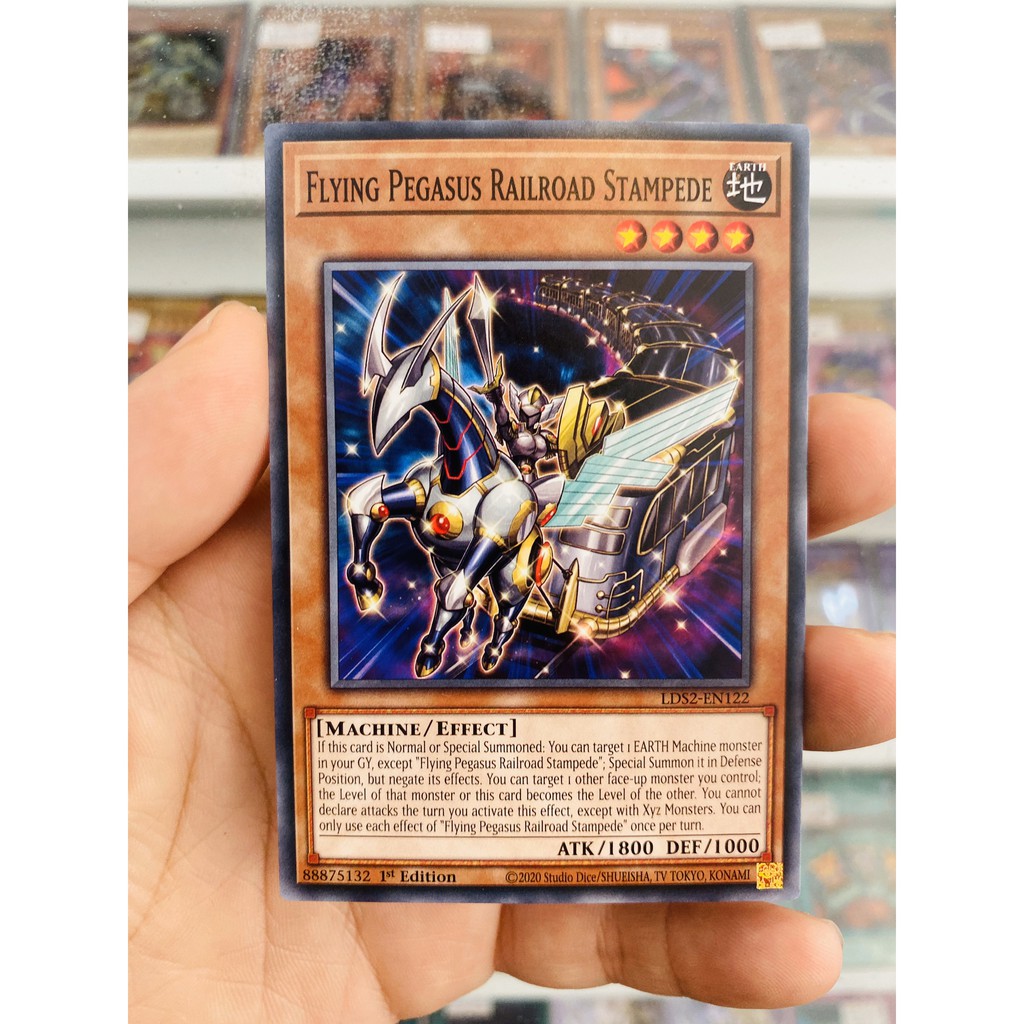 Thẻ Bài YugiOh! Mã LDS2-EN122 - Flying Pegasus Railroad Stampede - Common - 1st Edition