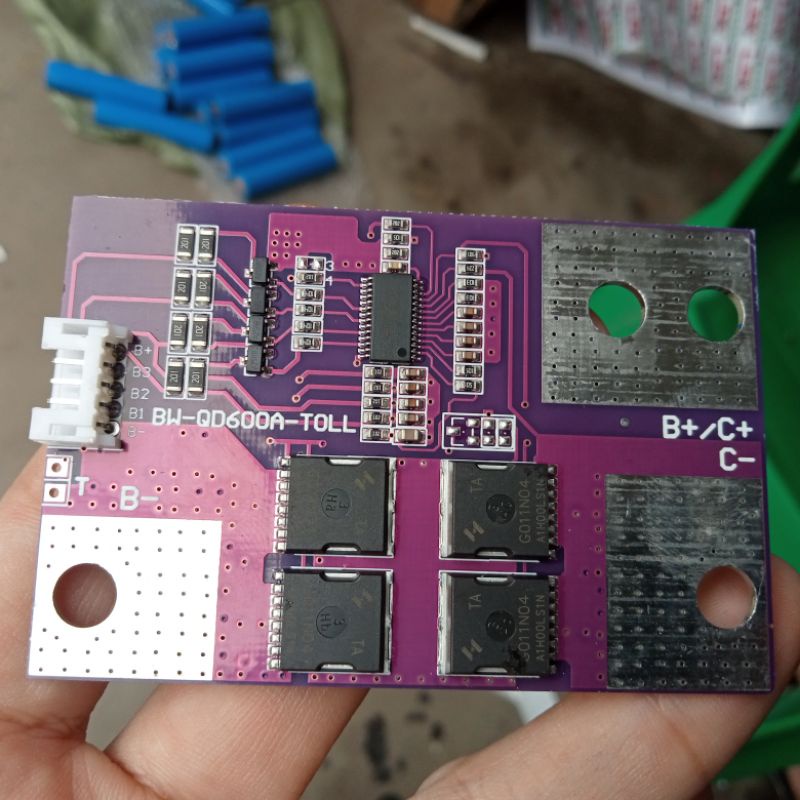 Mạch BMS 12.8v 600a thích hợp khởi động ôtô xe máy