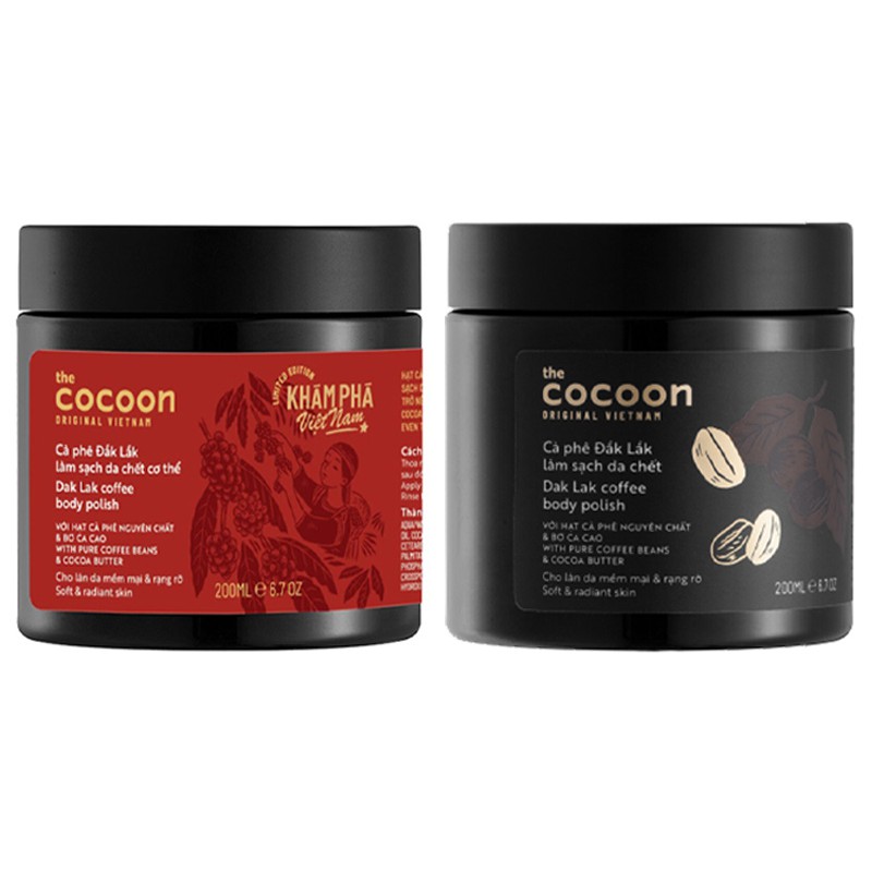 Tẩy da chết BODY cà phê Đắk Lắk Cocoon