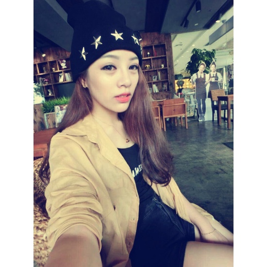 Bộ 100 Đinh Tán 15mm Hình Ngôi Sao Năm Cánh Nhiều Màu Sắc