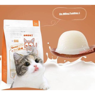 Pudding thạch sữa dê bổ sung canxi cho chó mèo