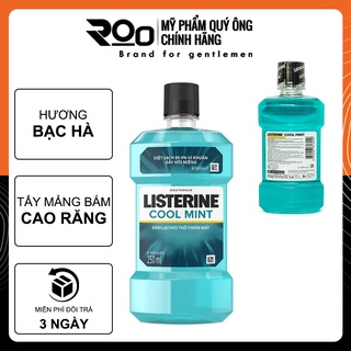 Nước Súc Miệng Diệt Khuẩn Thơm Mát Listerine Cool Mint RooVietnam