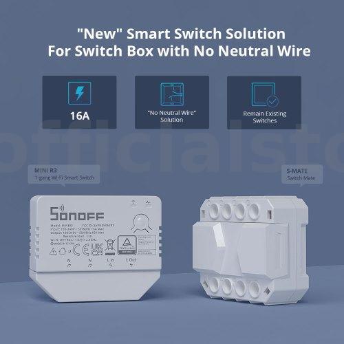 Công Tắc Điều Khiển Thông Minh SONOFF 100-240V 50 / 60Hz 16A MINI R3
