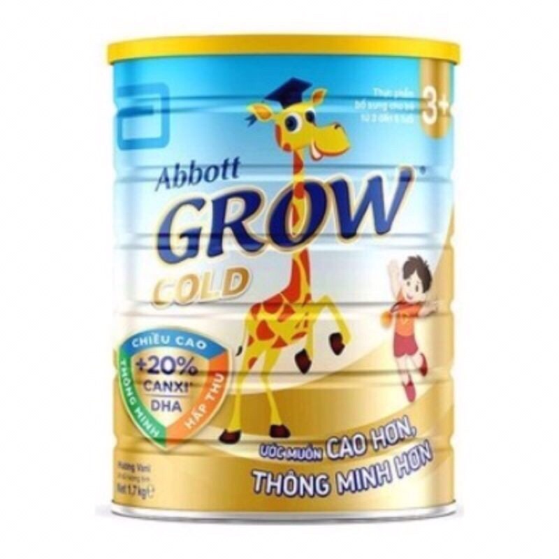 Sữa Bột Grow Gold 3+ 1,7kg Date 4/2024