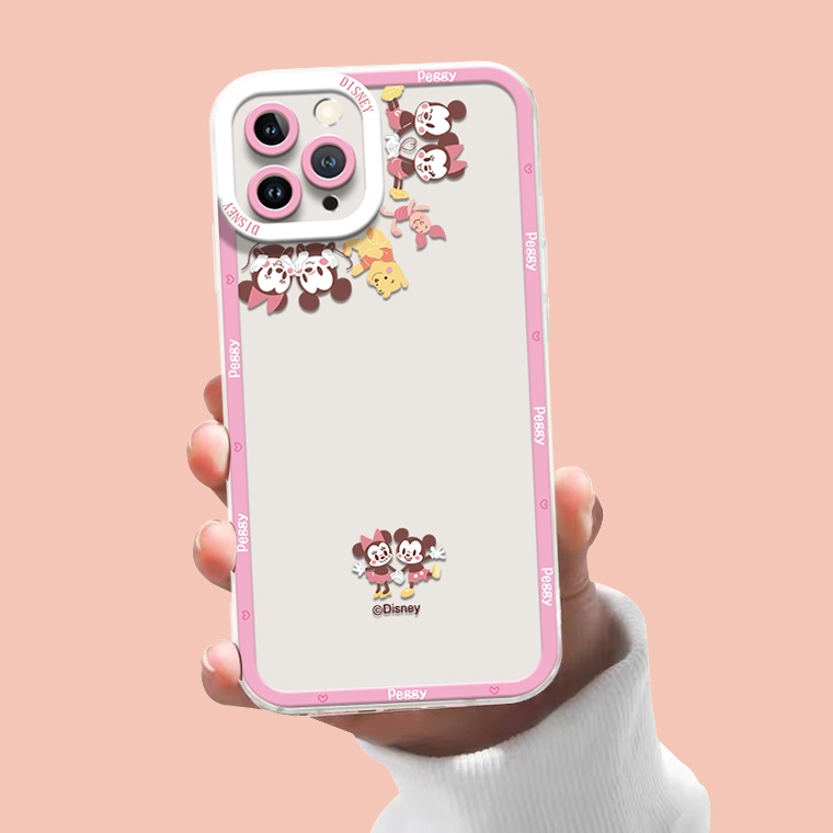 Ốp Điện Thoại Silicon TPU Mềm Trong Suốt In Họa Tiết Dễ Thương Chống Sốc Cho IPhone 12 13 6 6S 7 8 Plus X XS XR 11 Pro Max