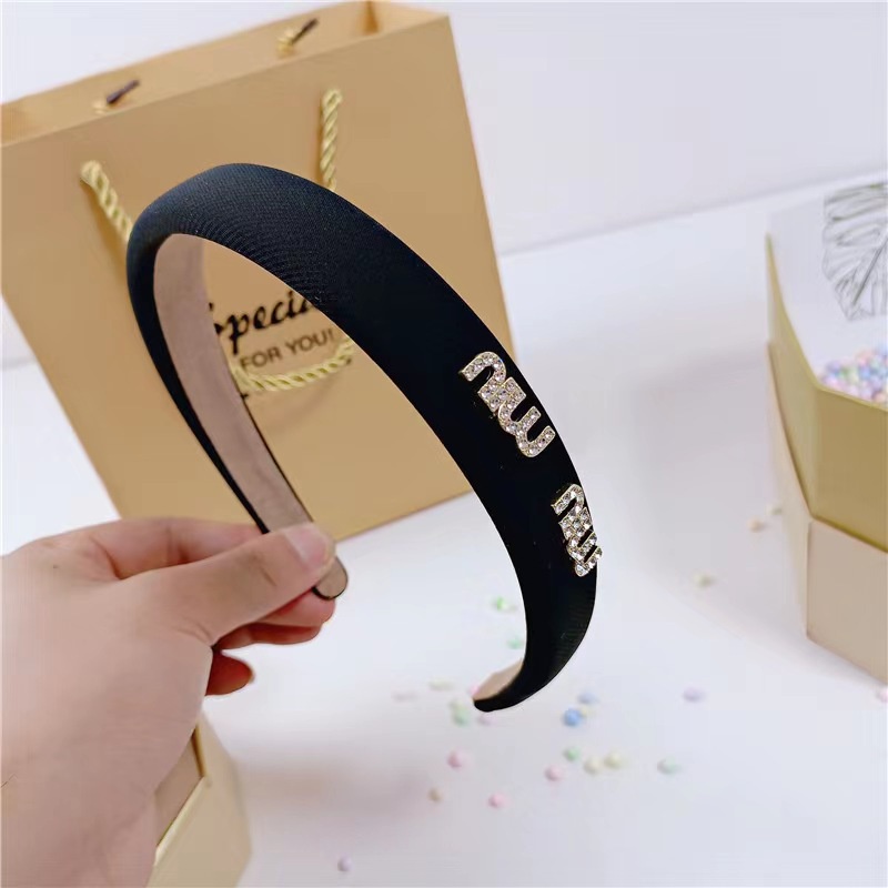 Băng Đô Cài Tóc Viền Xốp Mỏng Màu Trắng Đen Phong Cách Nhật Hàn Dễ Phối Đồ Thời Trang Cho Nữ