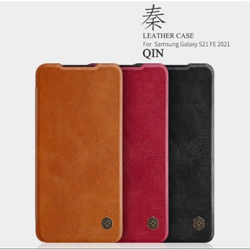 Bao da NILLKIN QIN samsung S21 Fe chính hãng