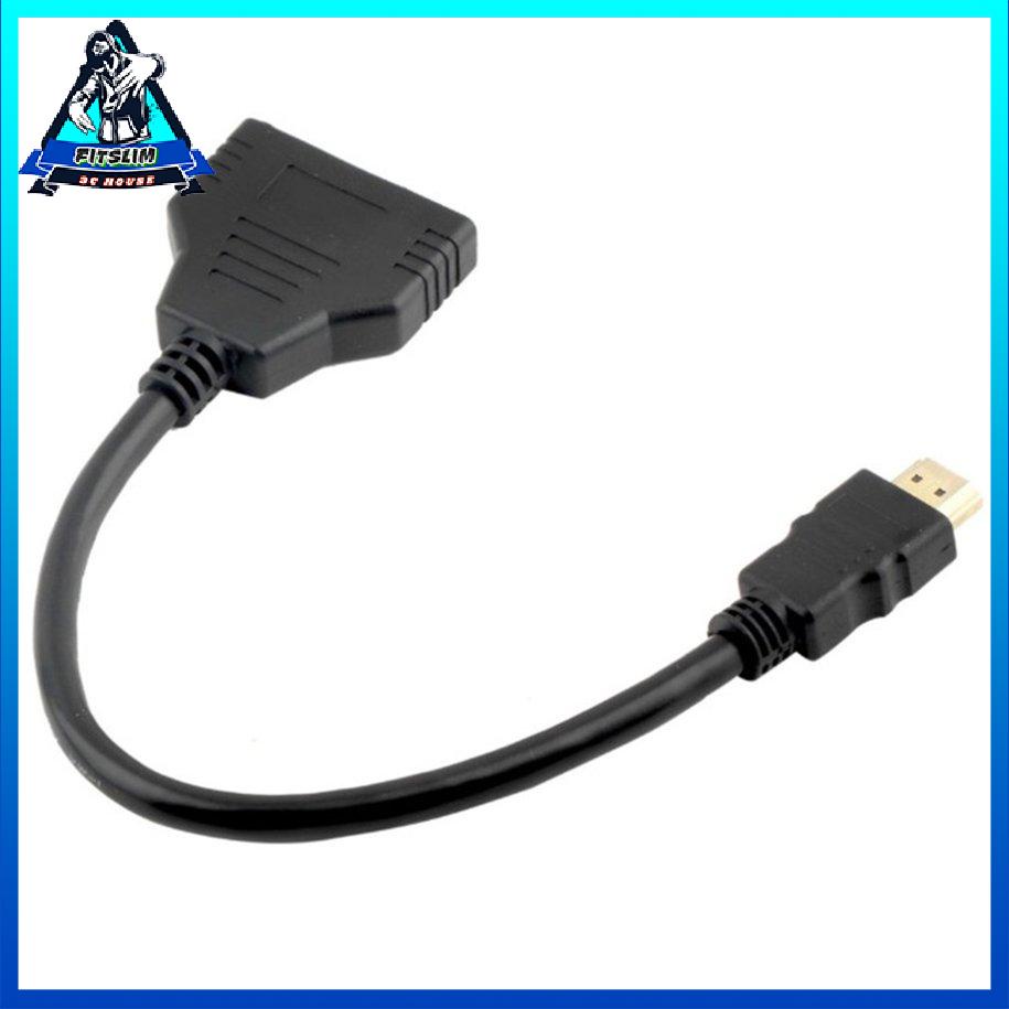 Bộ chuyển đổi tương thích HDMI 1.4B Bộ chia HDMI Cáp 1 trong 2 đầu ra tương thích [8/6]