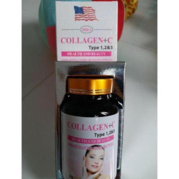 ĐẸP DA SÁNG DA - COLLAGEN + C 60 viên sữa ong chúa nhau thai cừu