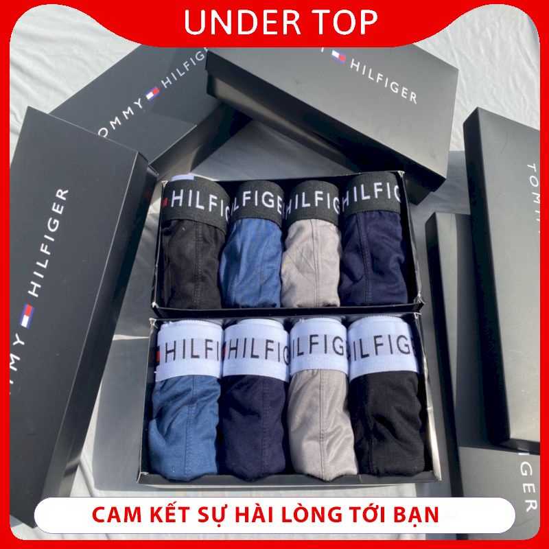 Quần lót nam thun lạnh Boxer, Quần sịp nam thun lạnh cạp to siêu cấp (Che tên SP) - UNDER TOP