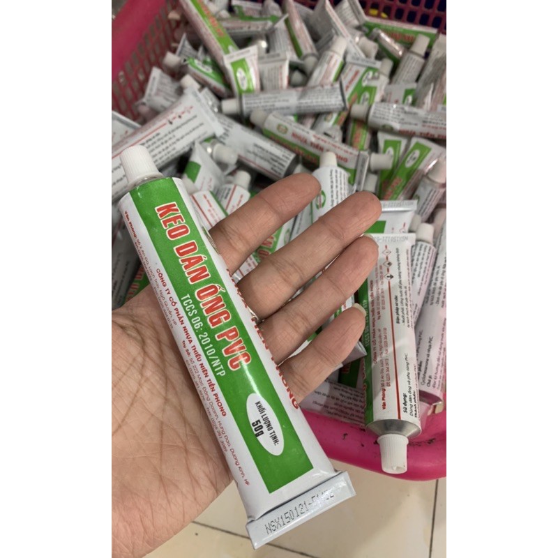 Keo gắn ống nhựa Tiền Phong 50gram