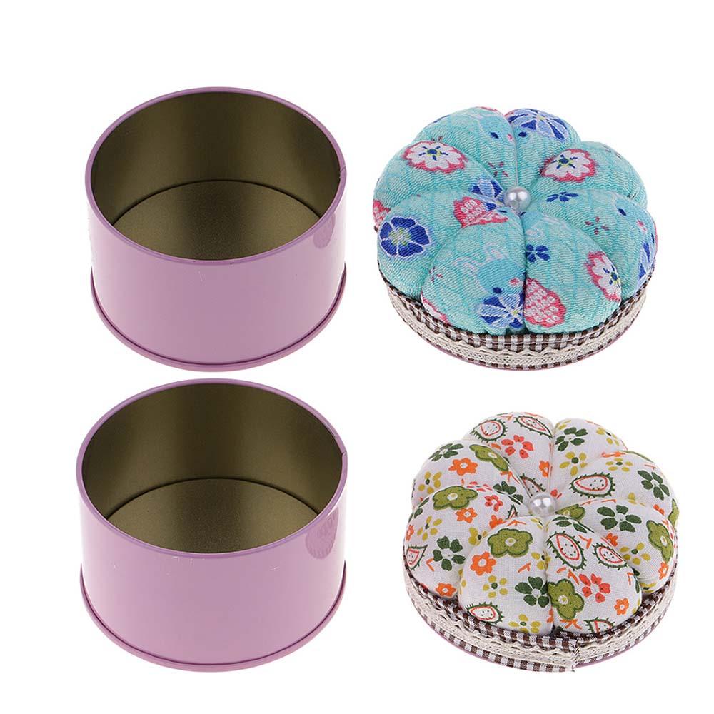 Hộp Đựng Kim Khâu Vá Bằng Vải Cotton Giá Đỡ