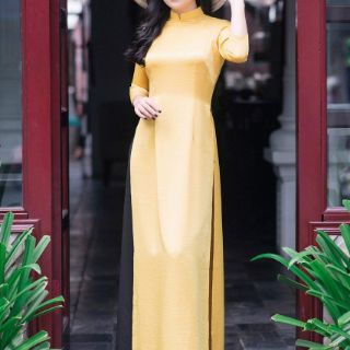 Áo dài lụa tuyết hàng thiết kế