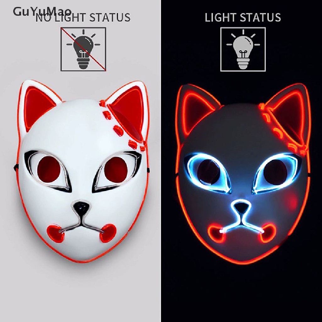 Mặt Nạ Dây Đèn LED Hóa Trang Halloween