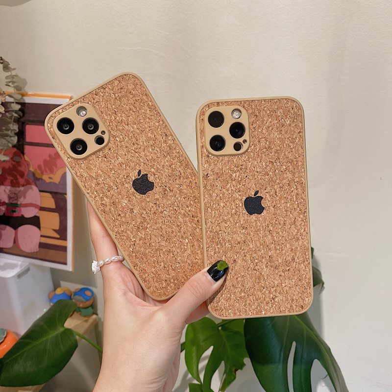 Ốp điện thoại gỗ chống sốc thoáng khí cho IPhone 11 12 13 Pro Max XS X XR 7 8 Plus 12 Mini