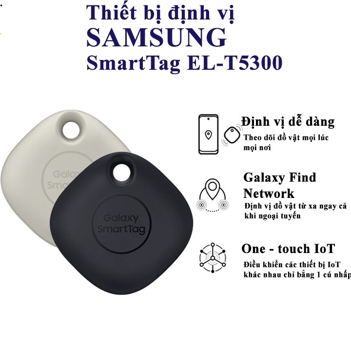 Thiết Bị Định Vị Theo Dõi Thông Minh Samsung Smart Tag EI-T53000 - Hàng Chính Hãng - Bảo Hành Lỗi 1 Đổi 1
