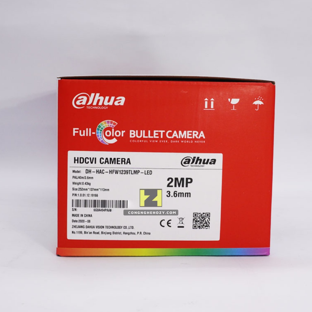 [Mã ELHAMS5 giảm 6% đơn 300K] Camera giám sát an ninh Full Color Dahua 1239TLMP LED