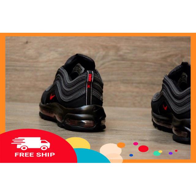 [SALE + FREESHIP] Giày thể thao nam nữ Nike Air Max 97 OG Black/ Red