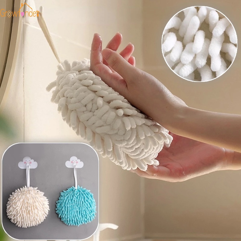 Khăn Lau Tay Bằng Sợi Chenille Mềm Siêu Thấm Hút Nhanh Khô Tiện Dụng Cho Nhà Bếp/ Nhà Tắm