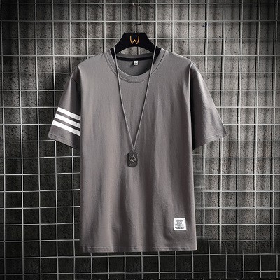 Áo Thun cotton Tay Ngắn Màu Sắc Đơn Giản Dành Cho Nam